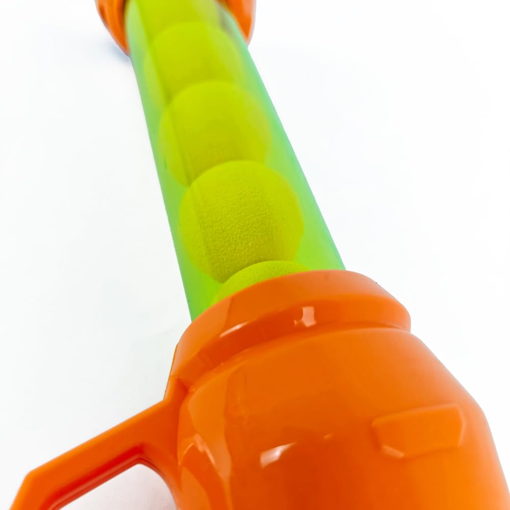 Air Gun Toy Shooting Game – 10-Piece Set with 6 Foam Balls, 3 Target Cans & Launcher – Safe Indoor & Outdoor Play, Hand-Eye Coordination Game for Kids Ages 8+