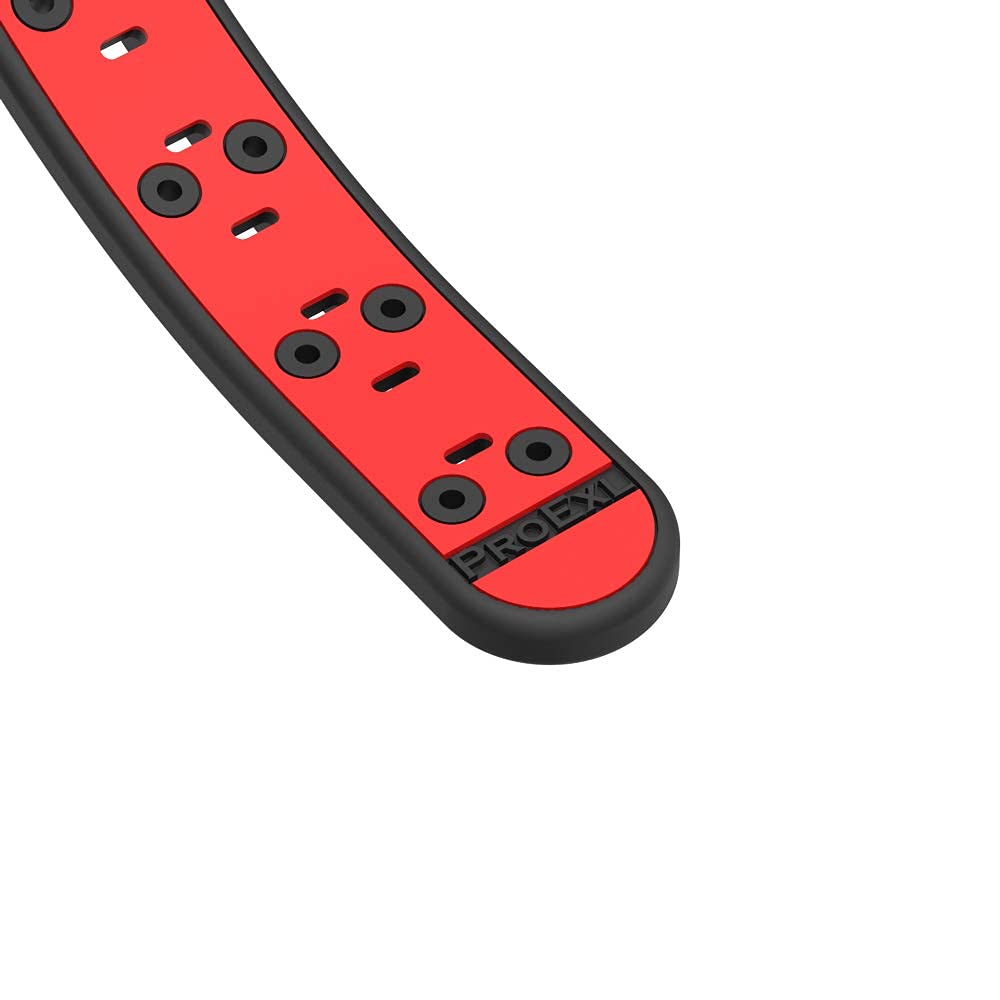 PROEXL 18 MAX Sports Magnetic Bracelet for Men - Waterproof - Breathable Strap - Super Strength - Black Red