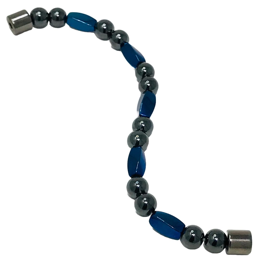 High Power Magnetic Hematite Bracelet (6.5 Inches)