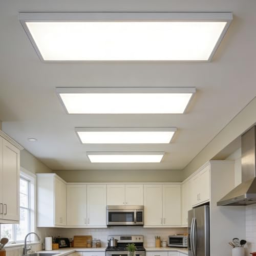 12 Pack Fluorescent Light Covers,23.7"x47.7"x0.2" Milky White Polycarbonate Diffuser Panels,Cuttable Ceiling Light Covers for 2x4ft Drop Ceiling Fixtures,Replacement for Office Classroom Hospital Home