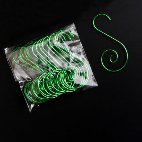 Beavorty 80pcs Christmas Tree Hook Metal Garland Hook for Ornament Hanging