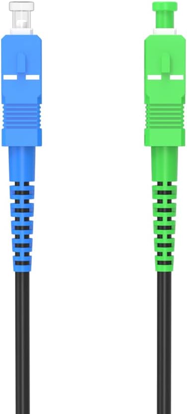 Jeirdus 10M SC/PC to SC/APC Outdoor Armored Simplex 9/125 SMFFiber Optic Cable Jumper Optical Patch Cord Singlemode 10Meters 33ft SC-SC