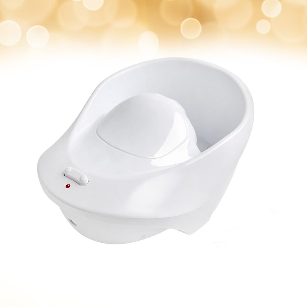 Healifty Electric Manicure Bubble Spa Hand Bowl 8.07X5.7X3.54 Inch Nail Soaking Container with Us Plug for Home and Salon Nail Care Massage