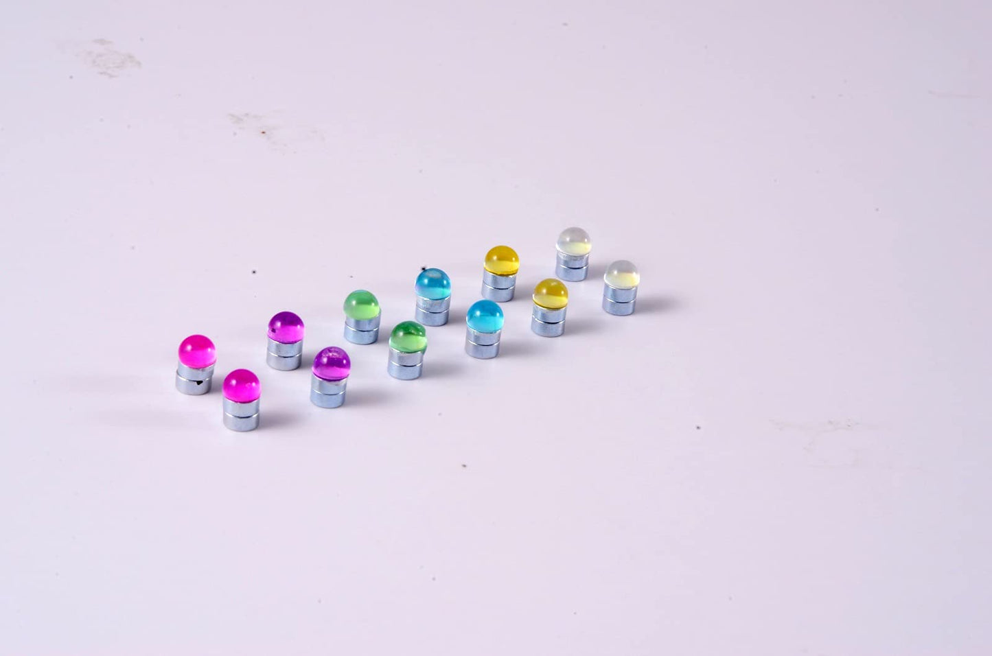 Stainless Steel Crystal Fake Ear Stud Earrings Nose Lip Ring Clip on Cubic Zirconia Tragus for Women Men Multicolor Non Piercing Jewelry Set-12pcs 3mm B