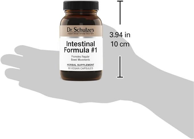Dr. Schulze's Intestinal Formula #1 Colon Bowel Cleanse, 90 caps, 2 Count