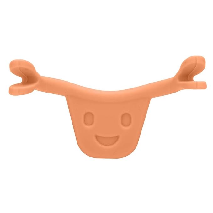 Smile Corrector, Face Trainer Smile Beauty Maker Trainer Forming Mouth Exerciser Training Mouth-shape Exercise Device for Lip Tattoo(Orange)