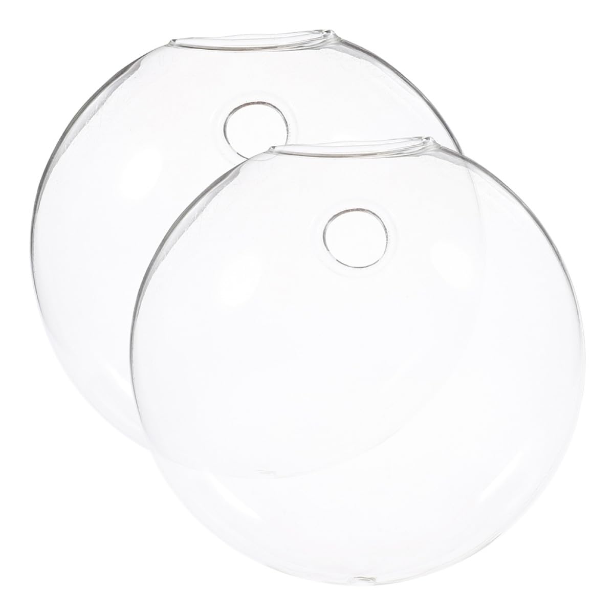 ERINGOGO 2pcs Glass Hydroponic Hanging Terrarium Vases for Indoor Plants Wall Mounted Decorative Plant Flower Vases for Home Office