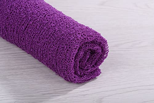 Newborn Photography Props Wrap Stretch Long Ripple Blanket Yarn Baby Photo Props Boy Girl Cloth Fabric Layer - color: Dark Purple