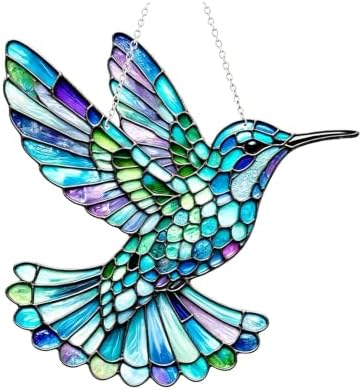 2D Flat Bird Acrylic Window Hanging Ornament Home Wall Decor Suncatcher
