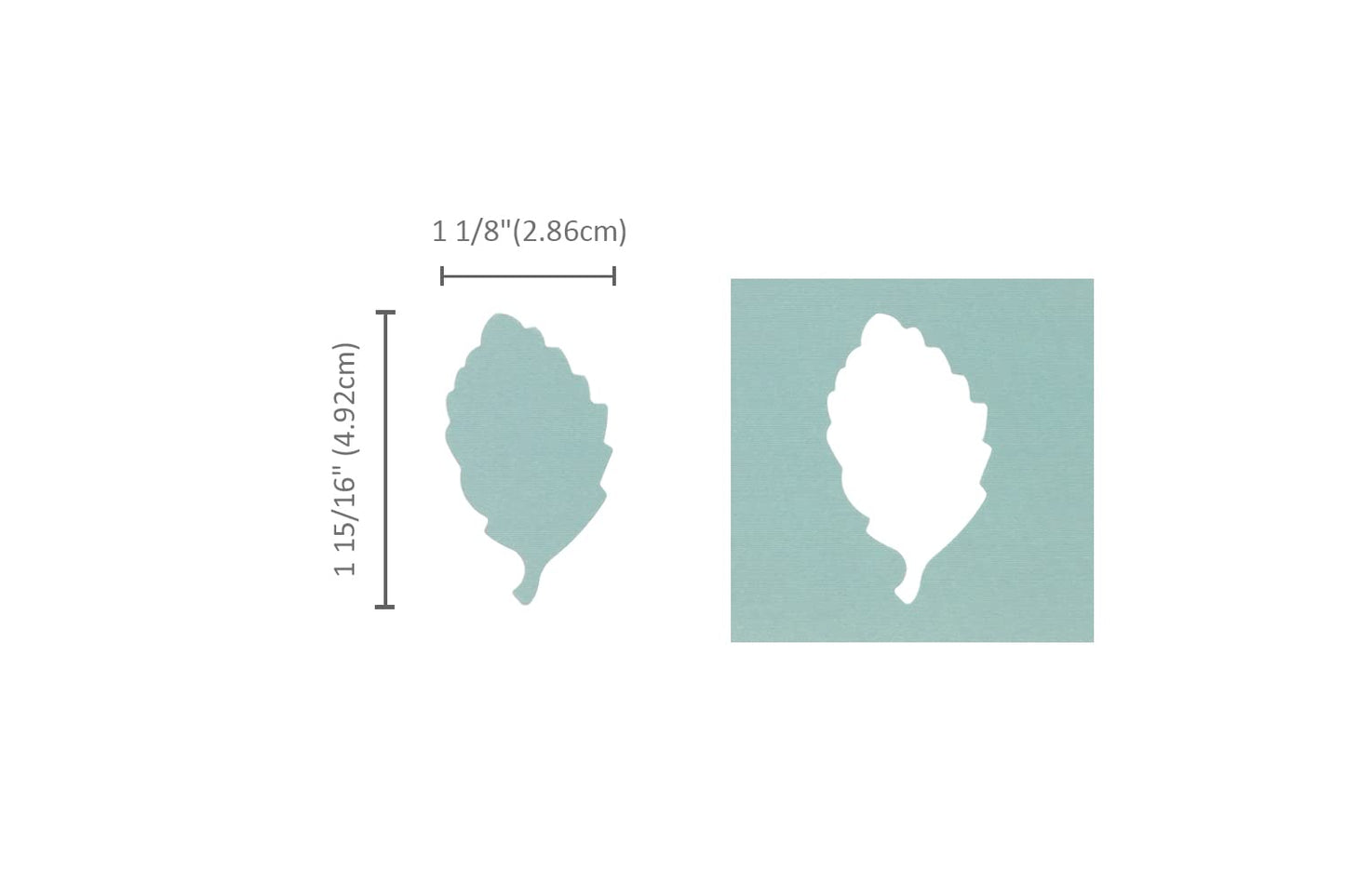 Bira Craft 2 inch Birch Leaf Shape Lever Action Craft Punch, Autumn Leaf Punch for Paper Crafting Scrapbooking