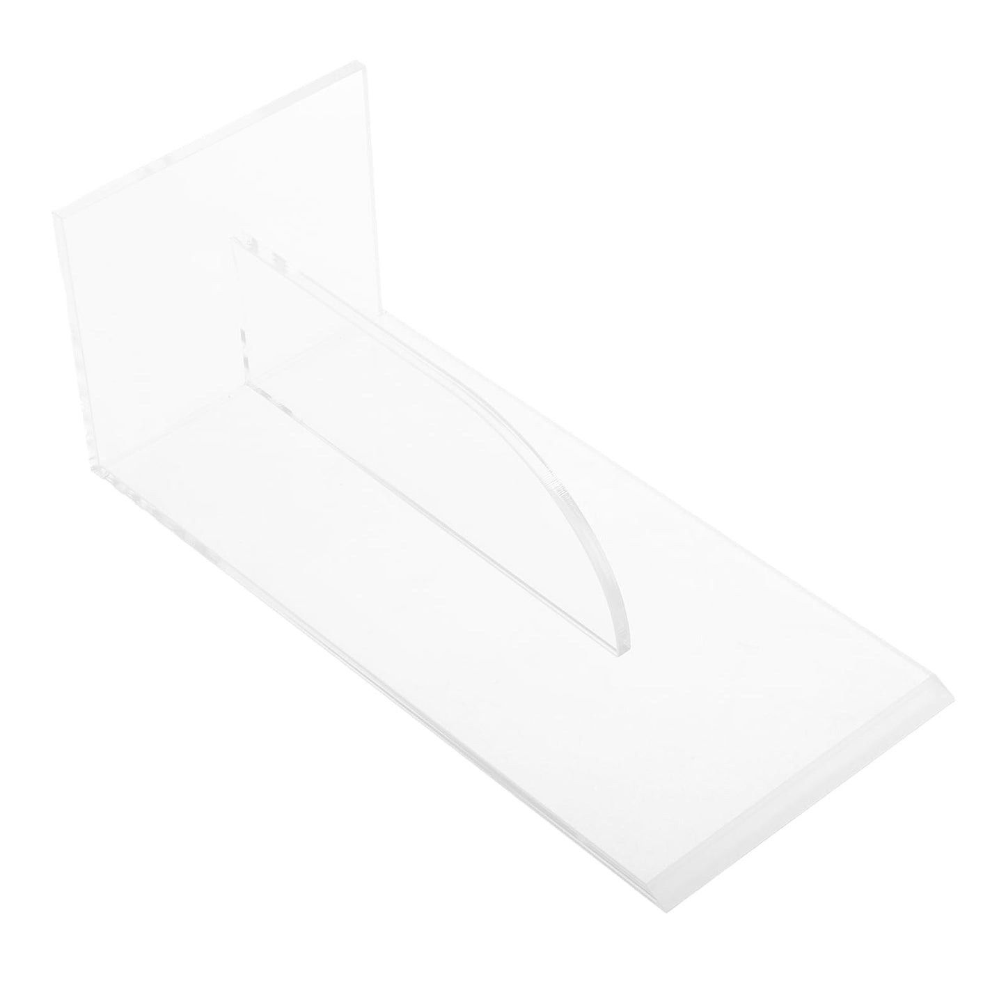 PRETYZOOM Acrylic Cake Smoother Scraper - 8.6 Inch Pastry Scraper Fondant Smoother Baking Accessory Butter Frosting Tools