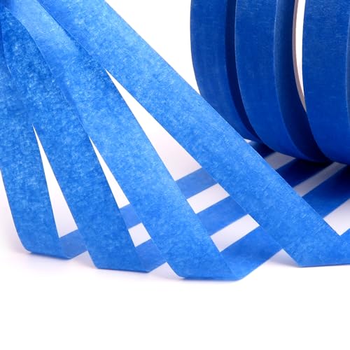Blue Painters Tape 1/2 Inches x 30 Yards - Multi Surface Use - 120 Yards Total - 4 Rolls - size: 0.50"