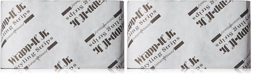 Graham Professional Beauty Wrapp-It Jr Styling Strips, Black (Pack of 2) - color: Black, size: 40 Count (Pack of 18)
