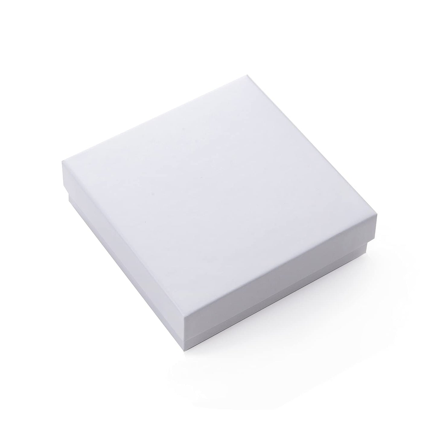 GEFTOL Jewelry Gift Boxes 96 Pack 3.5x3.5x1 Inch Cardboard Jewelry Boxes,Small Gift Boxes for Jewelry Earrings Necklaces Handmade Bangles Bracelets(White)