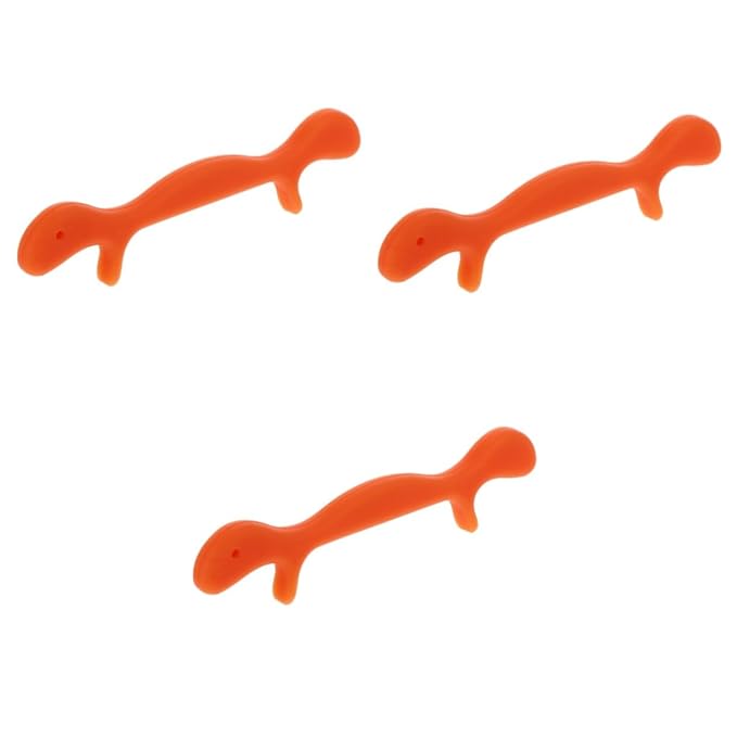 NOLITOY 3pcs Smile Practice Tool Silicone Speech Stutter for Facial Muscle Strengthening Easy Use Lip Trainer for Pronunciation and Face Portable Design