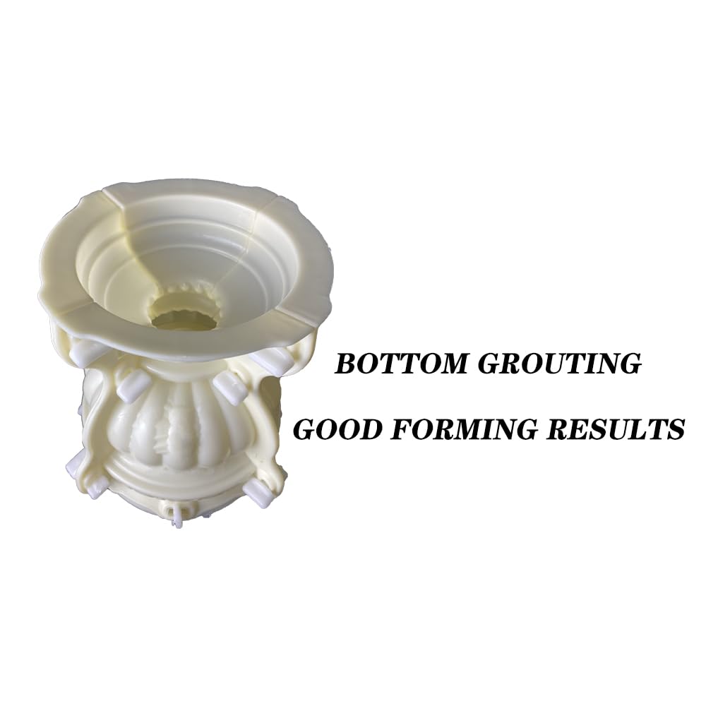 EAIVENY Concrete Planter Mold - Large Flower Pot Mold for Garden Decoration, 7.48 * 7.48 * 8.66 Inch
