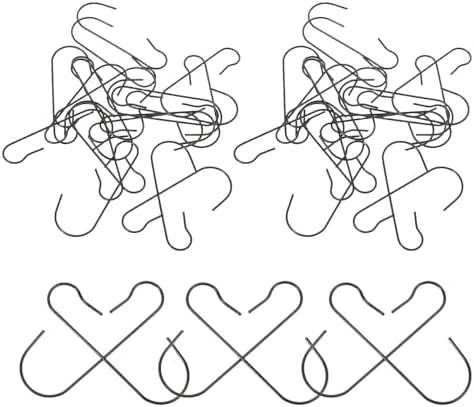TOYANDONA 200pcs Christmas Ornament Hooks: Christmas Tree Decoration Hangers for Holiday Outdoor String Lights Garden Lanterns Ornaments