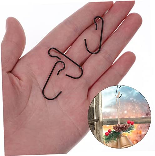 Cabilock 120pcs Christmas Fireplace Hanging Hooks Stocking Holders for Ornaments Design Flexible and Decoration Hangers for Tree and Mantel