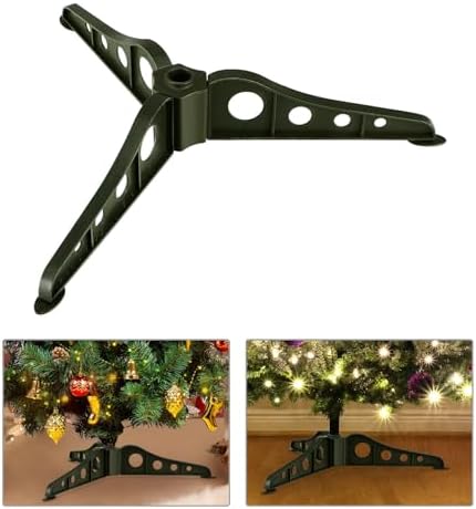 Christmas Tree Stand Replacement Detachable ABS Base Holder for 2cm Pole