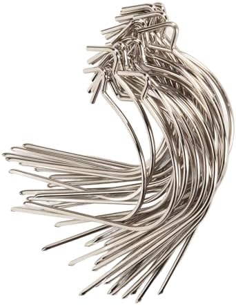 50Pcs Christmas Ornament Hooks Decorative Lightweight Stainless Steel Tree Decorating Hangers for Holiday Parties
