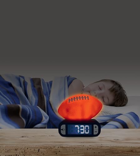 LEXiBOOK, American Football Nightlight Alarm Clock, RL800SO