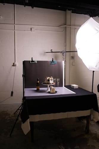 Bessie Bakes Black Tie Affair Solid Color Roll-Up 2 Feet x 3 Feet Photography Backdrops 4 Pack - color: Velvet, Jaguar, Kashmir, Debonaire