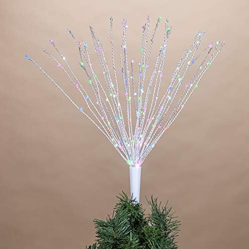 Gerson International 22"H Electric Lighted Starburs Home Decor, 1.97InL x 3.15InW x 1.58InH, White