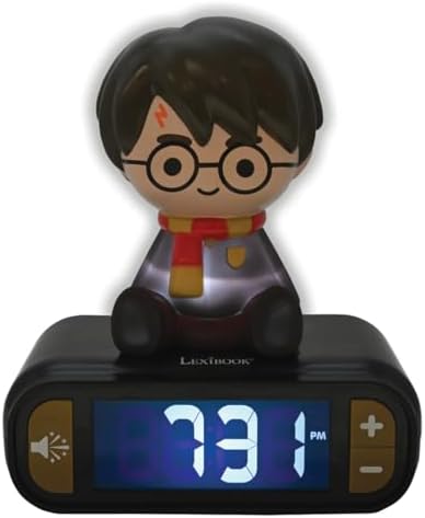 LEXiBOOK, Harry Potter Nightlight Alarm Clock, RL800HP