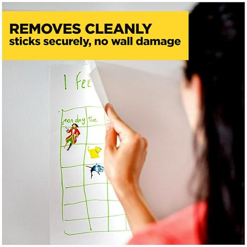 Scotch Wall-Safe Tape, 2 Dispensered Rolls, Sticks Securely, Removes Cleanly, Invisible, Designed for Displaying, Photo Safe, 3/4 in x 600 in (183-DM2) - size: 2 Rolls