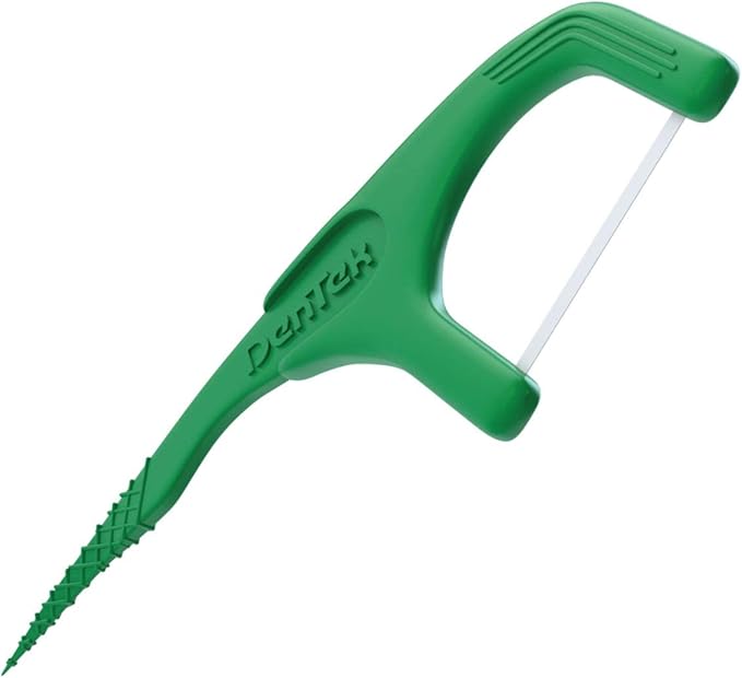 DenTek Fresh Clean Floss Picks, for Extra Tight Teeth, 75 Count, (Pack of 6)