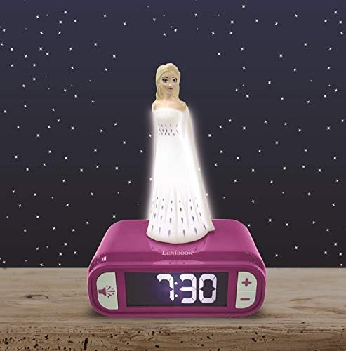 LEXiBOOK, Frozen Nightlight Alarm Clock, RL800FZ