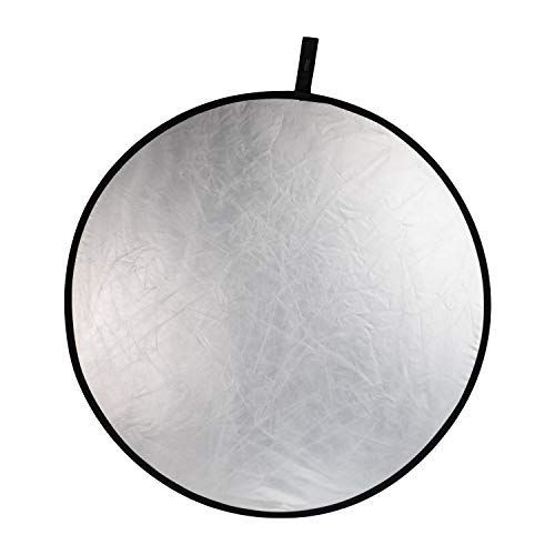 Rogue 2-in-1 Collapsible Reflector - Super Soft Silver / Natural White 43” - size: 43 inch