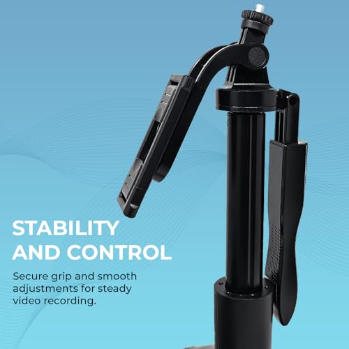 Vlogging Kit for iPhone, YouTube TikTok Podcast Video Recording Starter Kit for Content Creators, Equipment: Full Size Tripod, Phone Stabilizer, Shotgun Microphones & LED Lights