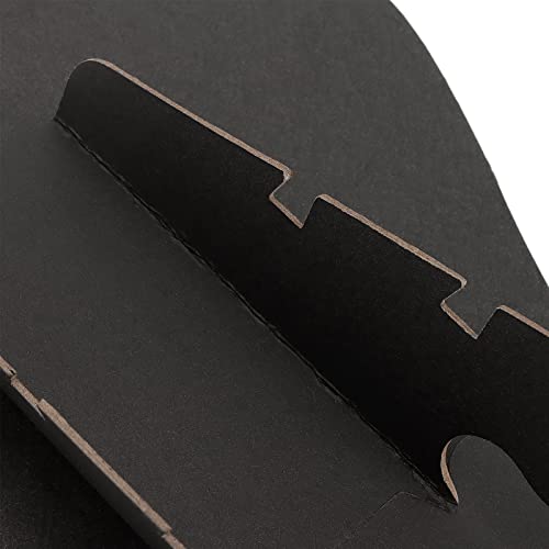 MOUYAT 10 Pack Black Necklace Display, 9.6 x 9.2 Inch Velvet Necklace Display Holder with Reinforced Bracket, Necklace Display Stands For Selling, Jewelry Organization