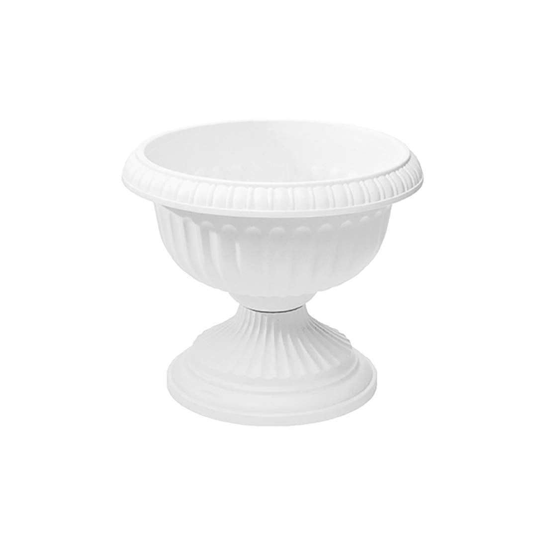 Root & Vessel, Grecian Urn Planter, White, 12-Inch