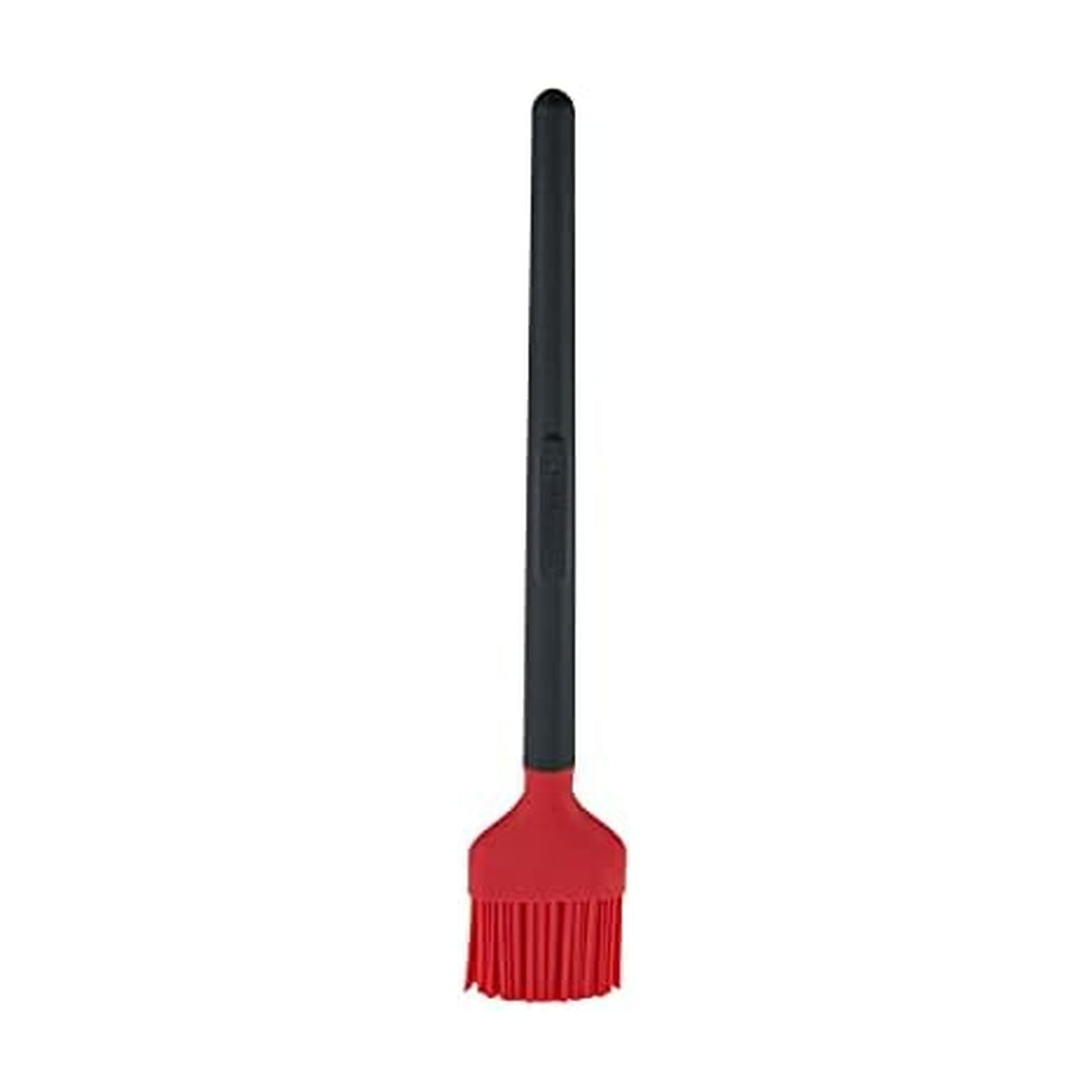 Farberware Barbecue Silicone and Plastic Basting Brush, 11.1-Inch, Red and Black