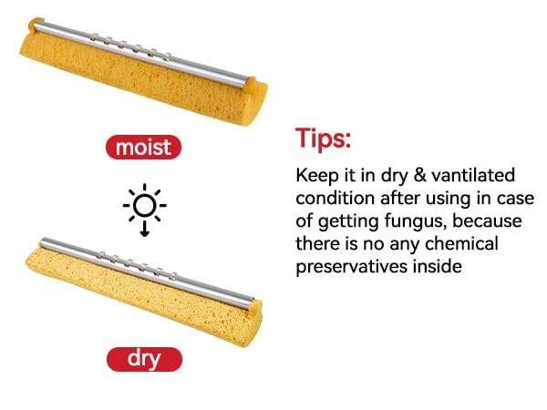 Cellulose Sponge Pop Up Sponge 4 Swop Roller Sponge mop Suitable for Wood