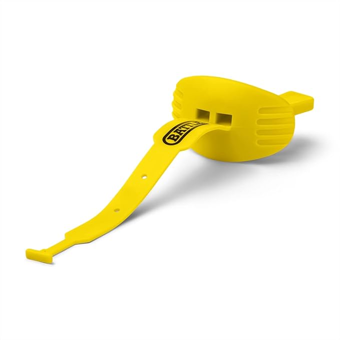 Battle Sports Speed Football Mouthguard with Strap - Oxygen Football Mouthguard Superior Airflow & Better Performance, Maximum Breathability - Neon Yellow