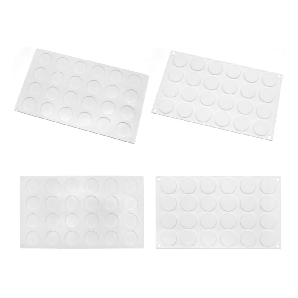 Silicone Chocolate mold,cookies mold,15 Hole Round Shape Fondant Cake Tools, Cake Decorating (Round G_11.84 X6.84 X0.32 inch)