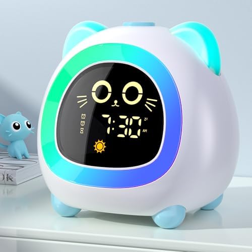ANALOI Alarm Clock for Kids, Ok to Wake Clock for Girls, Sleep Training