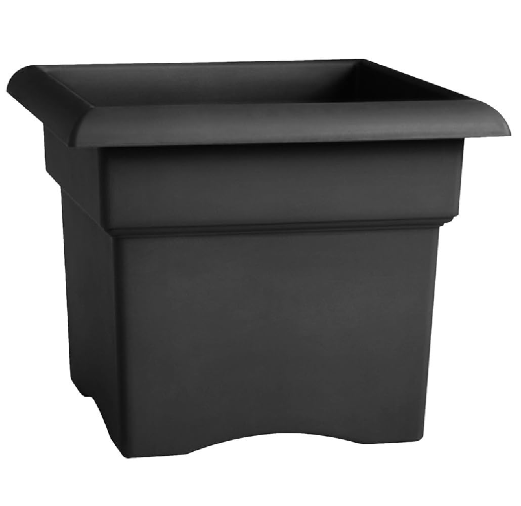 Bloem 10179 14 in. Veranda Planter44; Black