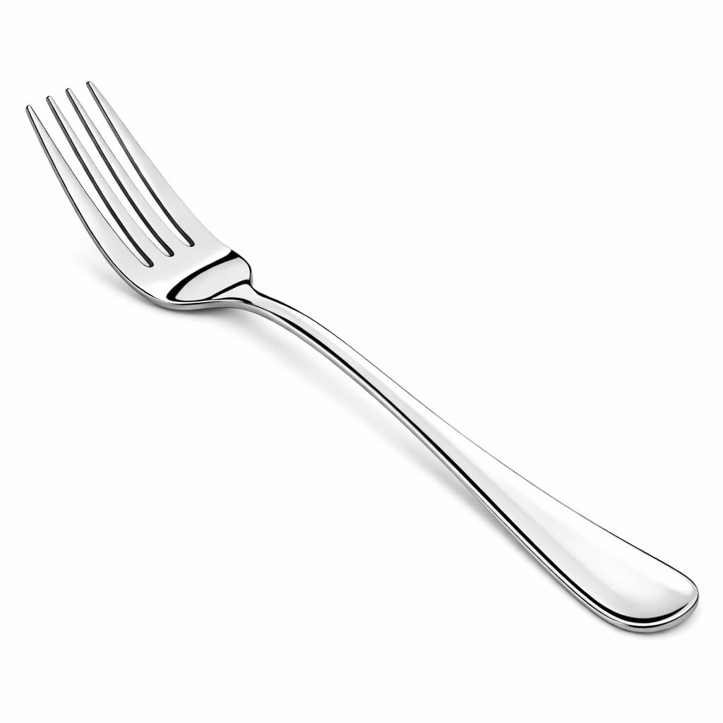 NICE KITCHEN 16 Pieces Dinner Forks Set,8" Forks,Food Grade Stainless Steel Dinner Forks,Fine Fork Set for Home,Kitchen,Restaurant,Mirror Polished and Dishwasher Safe