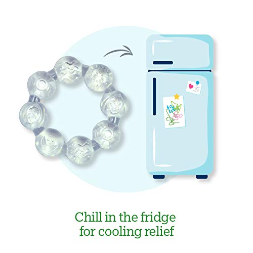 Green Sprouts Cool Ring Teether (2 Pack) Clear - 6mo+