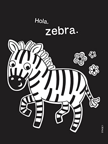 SmartContrast Montessori Cards(TM): Hello, Animals: 20 durable double-sided high-contrast cards with 3 levels of development.