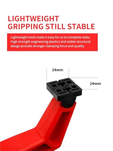 Ratchet Spring clamp DIY Woodworking Tools 1Pcs 8 9 10inches Plastic Nylon Clamps Photo Background Strong Fixing Clip(10inch) - size: 10inch