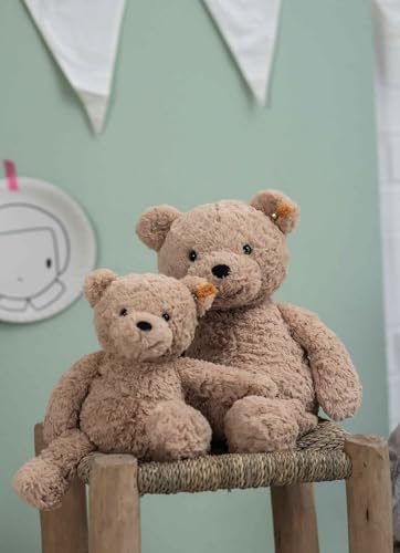 Steiff Jimmy Teddy Bear, Premium Teddy Bear Stuffed Animal, Plush Toy for Kids (Light Brown, 12")