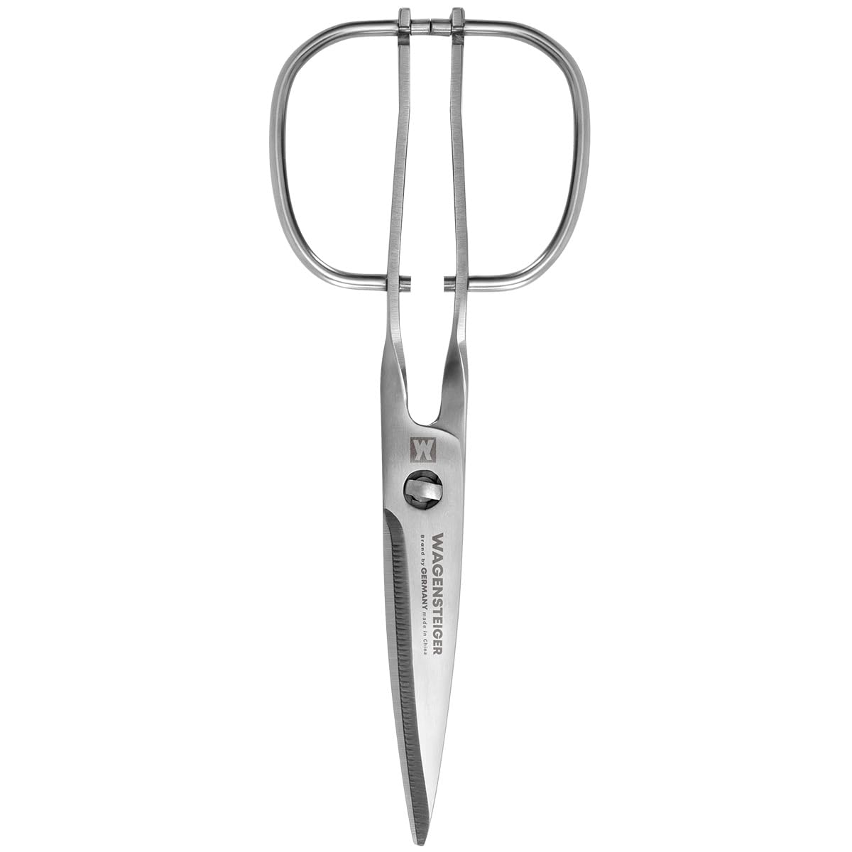 Multi-Purpose Kitchen Food Scissors, SUS403 Stainless Steel Shears with Herb Stripper, Detachable Blades, Ergonomic Handles, Ideal for BBQ, Seafood, Camping, Dishwasher Safe