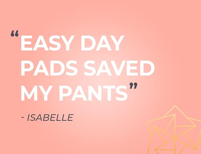 EASYDAY Heavy Flow(2-in-1 Period & Light Bladder Leakage Feminine Pads) with Wings, Sensitive Skins, Unscented, Breathable, Ultra Thin Innovative Leak Guard, Individually Wrapped [Patented] (28)