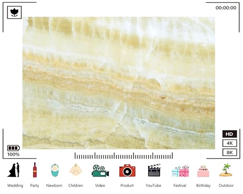 Trykid 10x8ft Yellow White Onyx Marble Backdrop Textured Natural Stone Surface Photography Background Elegant Interior Themed Party Decoration Tapestry Photo Booth Prop Fabric - size: 10x8ft