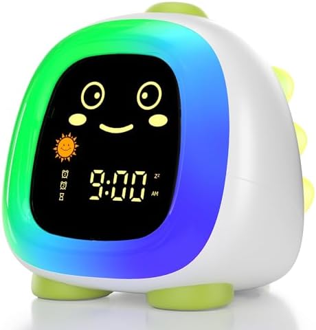 ANALOI Alarm Clock for Kids, Ok to Wake Up Sleep Training Clock for Boys